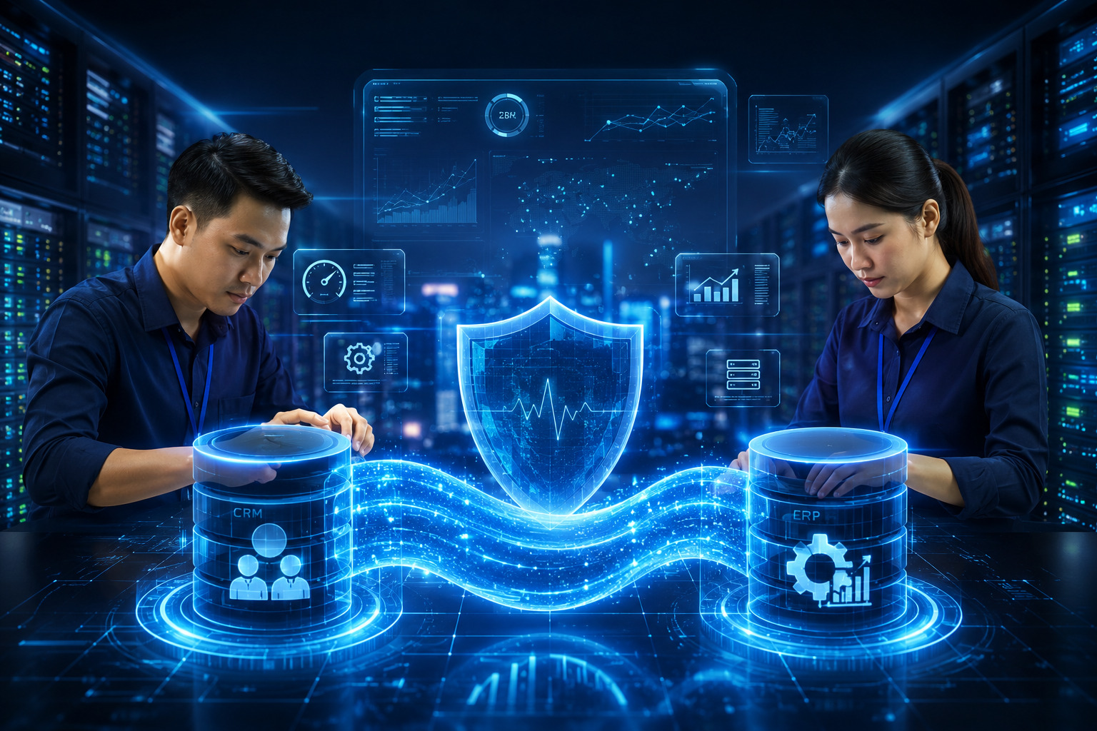 Bảo vệ cơ sở dữ liệu CRM và ERP