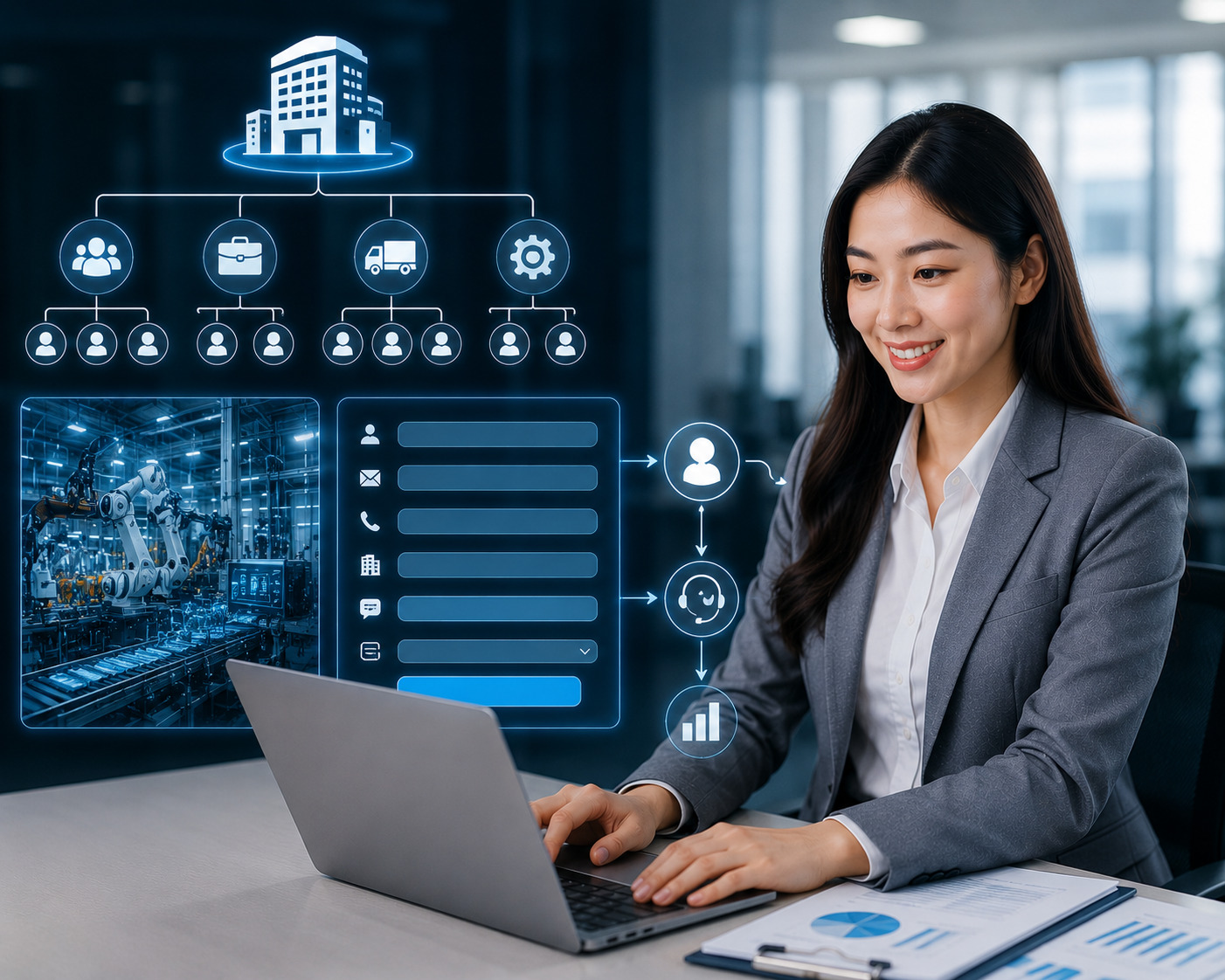 Tập đoàn, B2B & Sản xuất