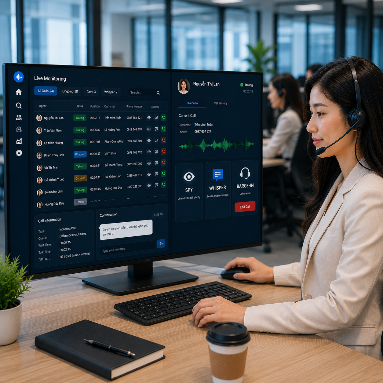 Bộ công cụ Giám sát Trực tiếp (Live Monitoring)