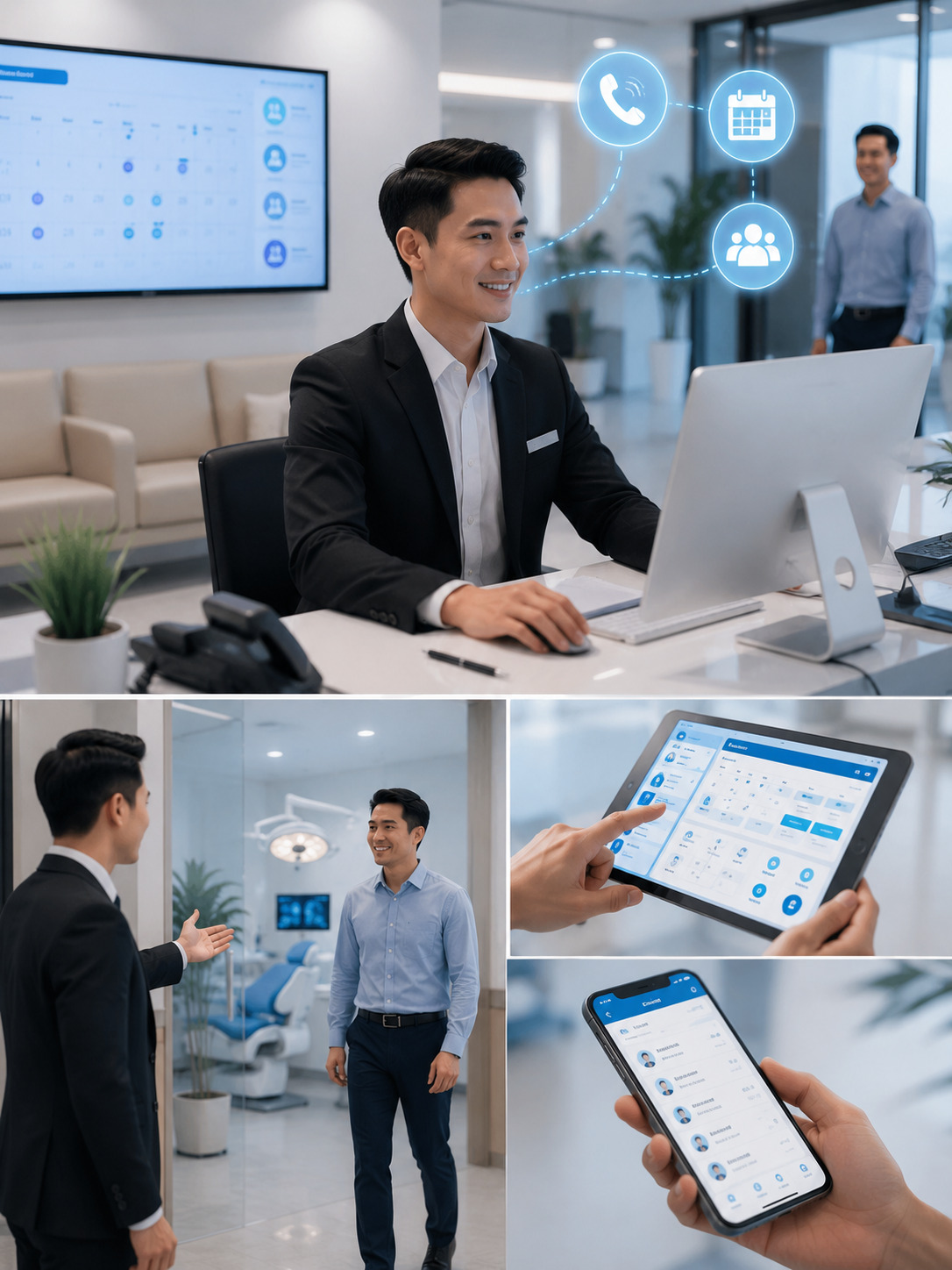 Nhân Viên Lễ Tân và Tư Vấn